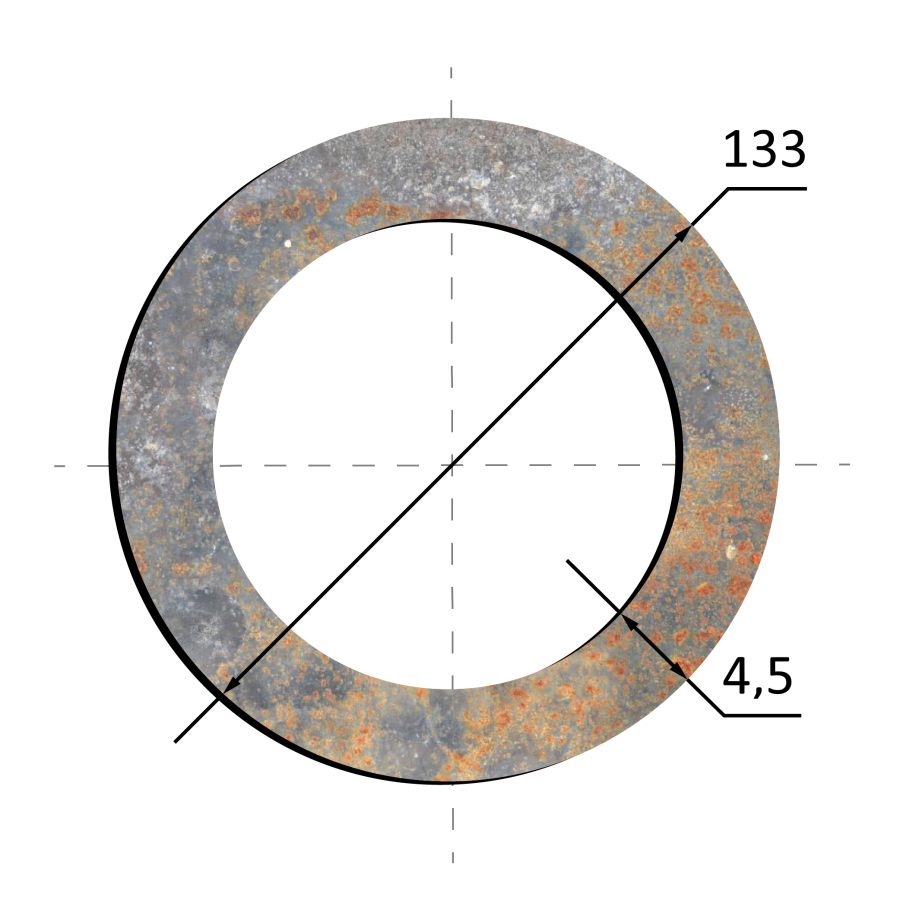 Труба лежалая 133х4,5