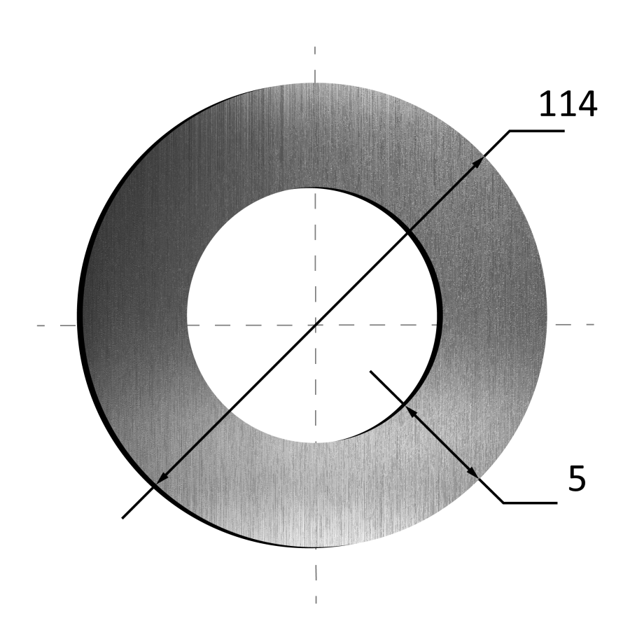 Труба бесшовная г/д 114х5