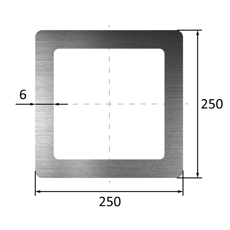 Труба профильная 250х250х6